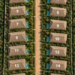 Masterplan do Conduru V com lotes numerados L01 a L18